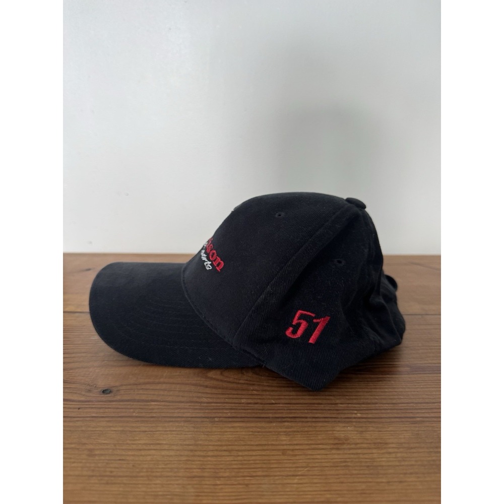 Yupoong Pattison Motorsports Racing Hat Black Adjustable Baseball Cap 51 2 Logo - Picture 2 of 4